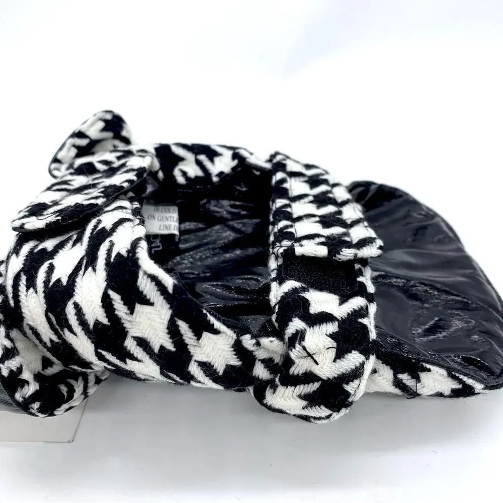Zack & Zoey Houndstooth Dog Reversible Rain Jacket Coat XXS